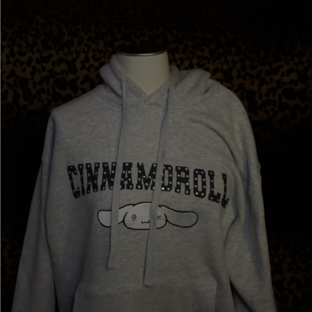 Forever 21 Gray Collegiate Hoodie Sweatshirt